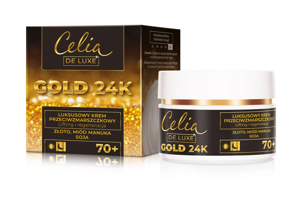 Celia Gold 24K Luxusní krém proti vráskám 70+