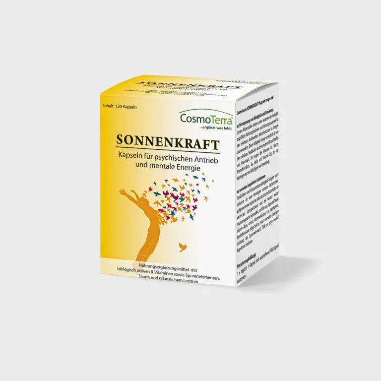 SONNENKRAFT Kapsle pro povzbuzení psychiky a mentální energie 