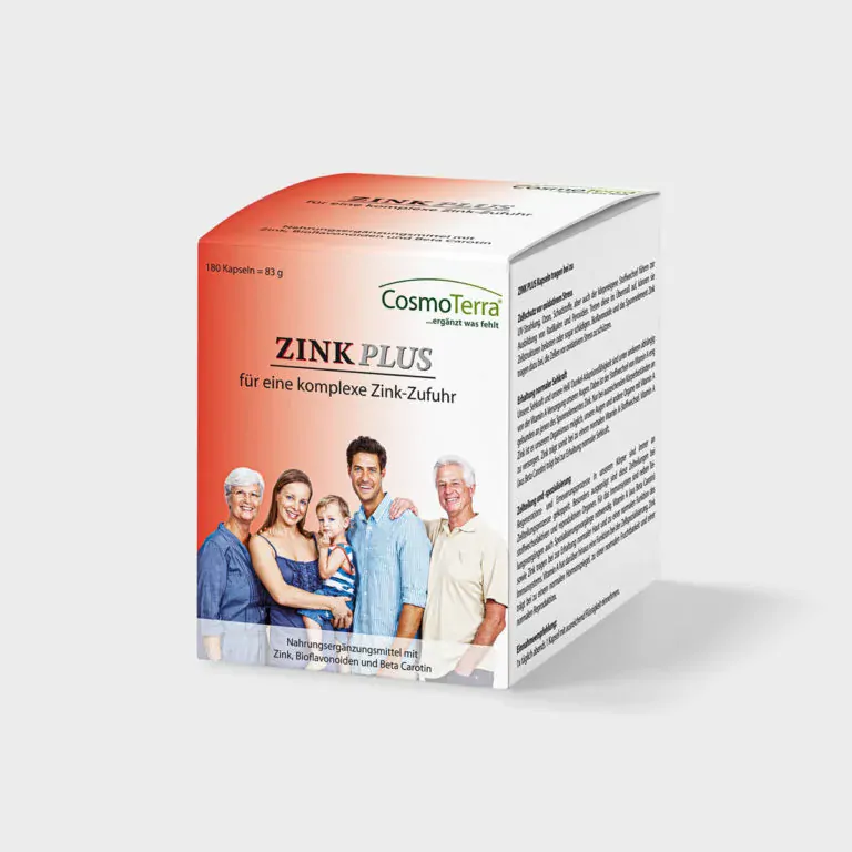 ZINK PLUS Kapsle pro oči, regeneraci pokožky a imunitní systém